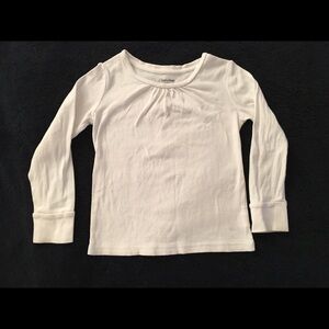BabyGap White Long Sleeved Top.  4T.